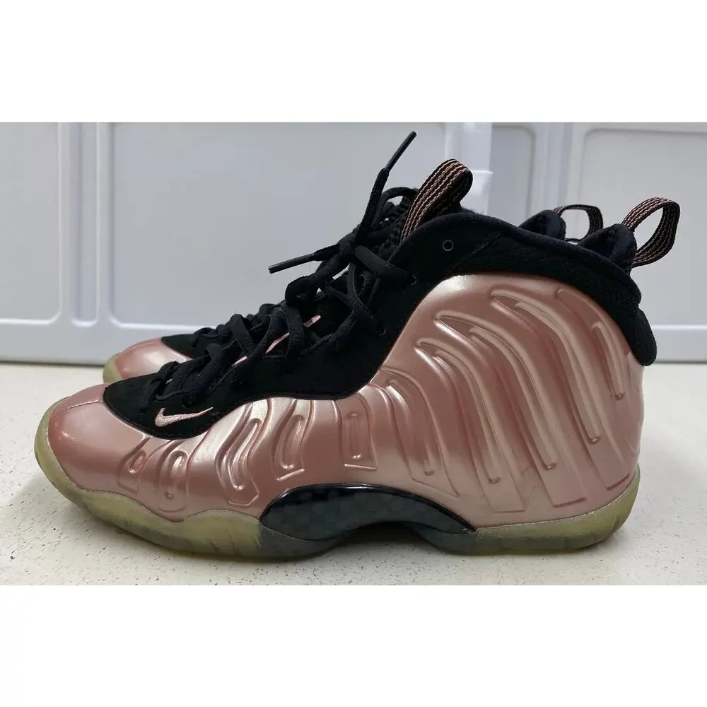 Youth Nike Air Foamposite One Rust Pink high-top sneakers 644791-601, 6Y